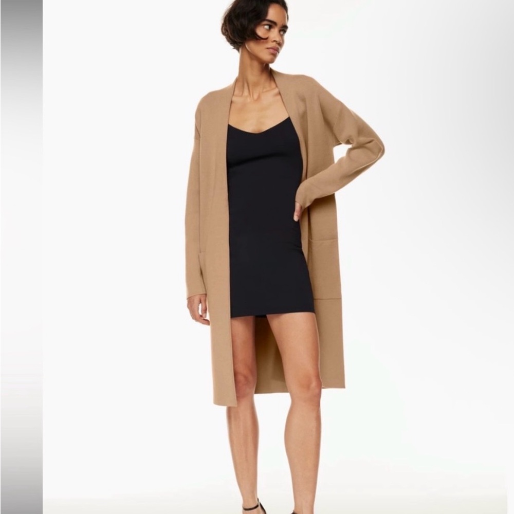 Aritzia Babaton Ty Cardigan (Gold Camel)